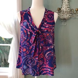 Lilly Pulitzer Raleigh Silk Blouse